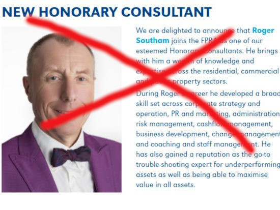 FoPRA dumps Roger Southam as 'esteemed honorary consultant'. Calls for ...